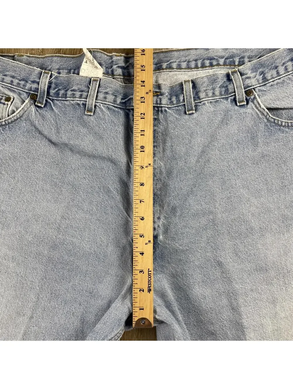 VTG Carhartt B17 Jeans Men's 50 x 32 Light Wash Fade Workwear ( Lot of 3 )